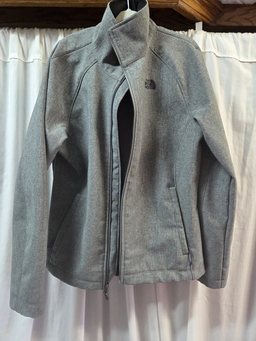 The North Face Heather Gray Women's Softshell Jacket